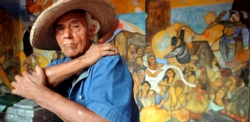 Fallece Óscar Melchor Peredo a los 99 años, último gran muralista mexicano en Xalapa
