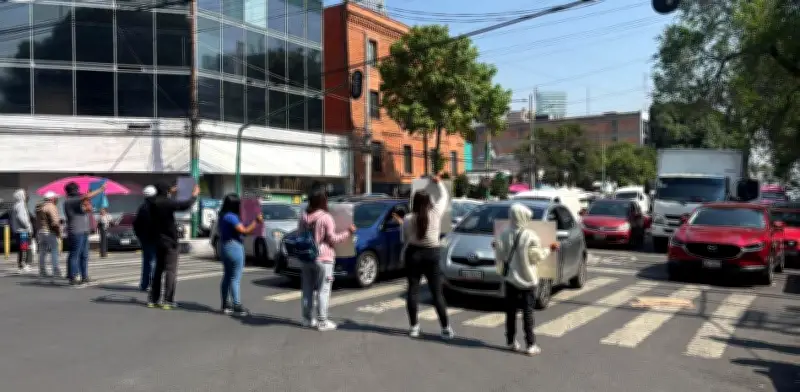 Familiares de Juan Jesús bloquean vialidades en CDMX exigiendo justicia por caso Edith Guadalupe