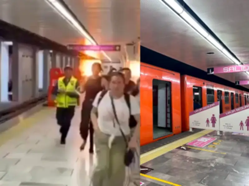 Flamazo en Línea 1 del Metro CDMX causa evacuación en estación Salto del Agua