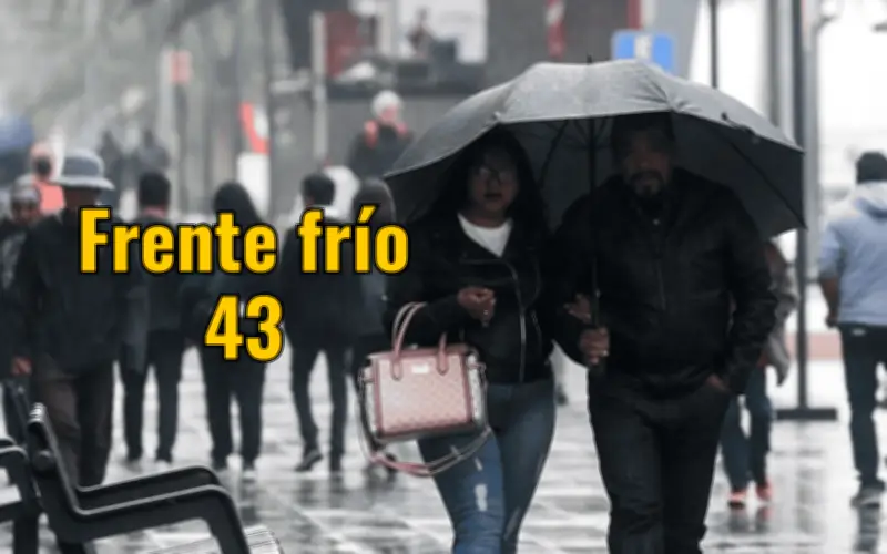 Frente Frío 43 Azota México: Lluvias Torrenciales, -10°C y Calor Sofocante