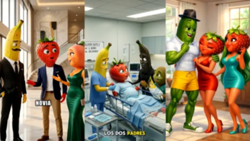 Frutinovelas: El fenómeno de las frutas infieles creadas con IA que domina TikTok