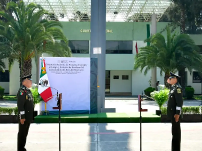 General Juan José Gómez Ruiz asume como nuevo Comandante del Ejército Mexicano