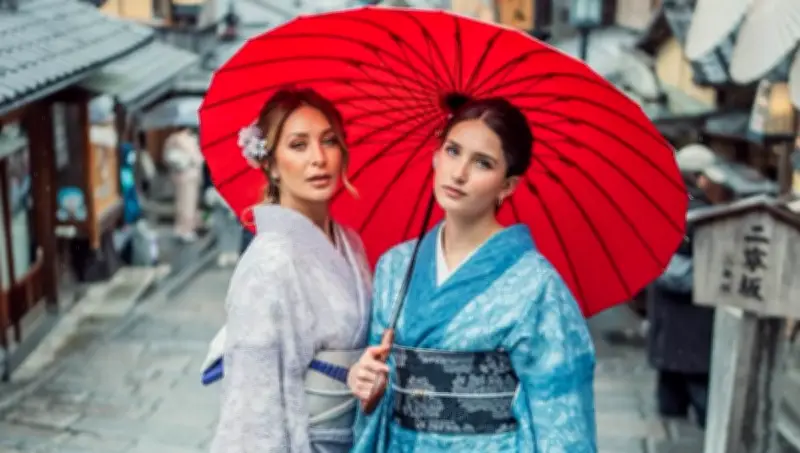 Geraldine Bazán y su hija Elissa Soto viven vacaciones de ensueño en Kioto, Japón