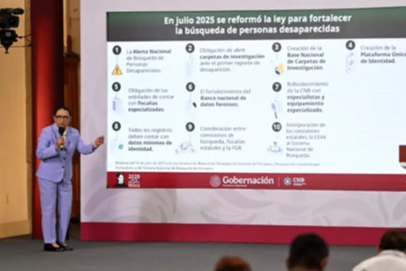 Gobierno de Sheinbaum abierto a colaborar con ONU sobre desaparecidos, pero rechaza conclusiones