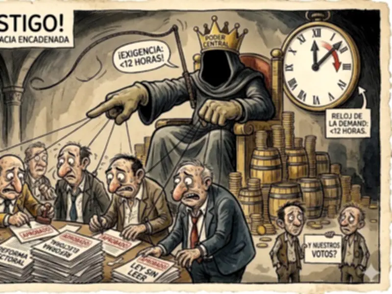Golpe de Estado con apariencia legal: reforma exprés en 12 horas