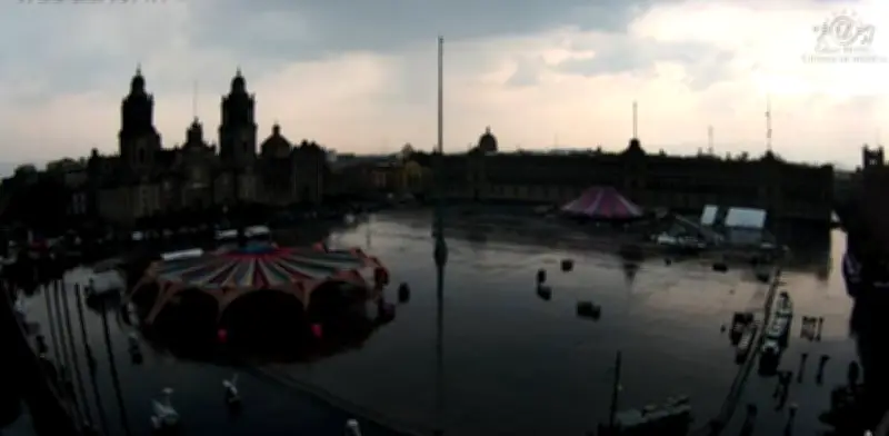 Gran carpa de circo se instala en el Zócalo para el festival infantil 2026