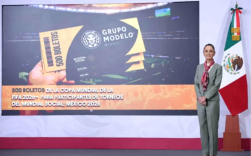 Grupo Modelo donará 500 entradas para el Mundial 2026 a ganadores del Mundial Social