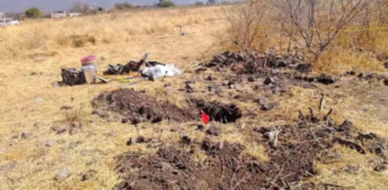 Hallan 20 cuerpos en fosas clandestinas en Cortazar, Guanajuato; FGE inicia análisis