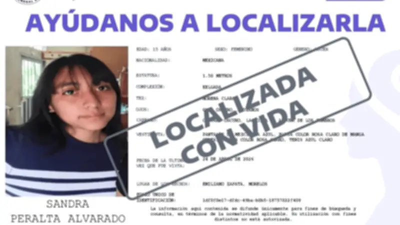 Hallan con vida a menor desaparecida en Morelos tras operativo nacional