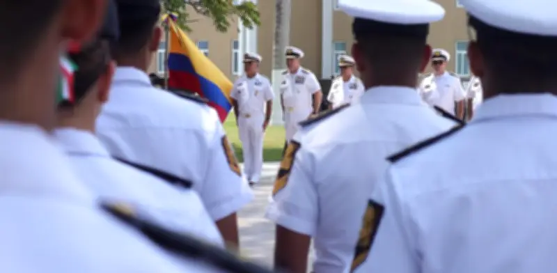 Heroica Escuela Naval recibe al Comandante de la Armada de Colombia