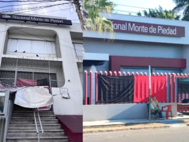 Huelga del Monte de Piedad cumple seis meses sin avances en negociaciones