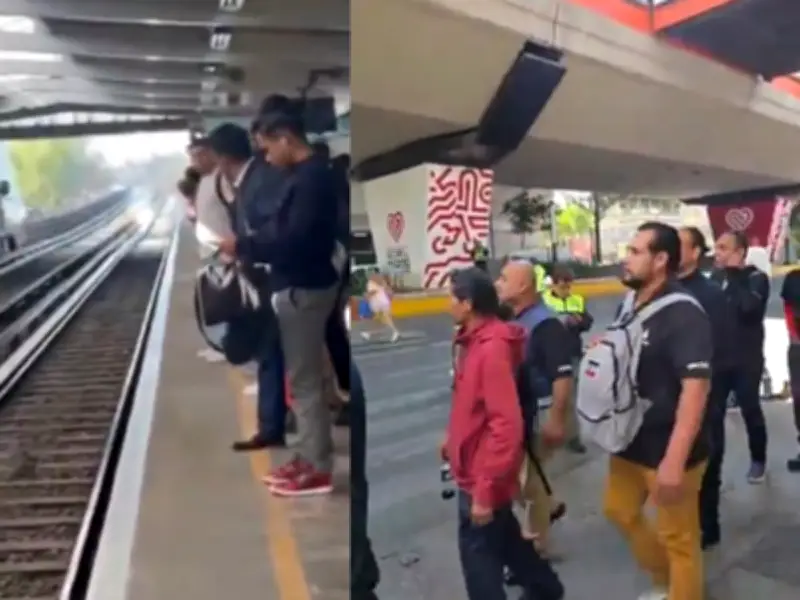 Incendio en Línea 4 del Metro CDMX por cortocircuito provoca evacuación masiva