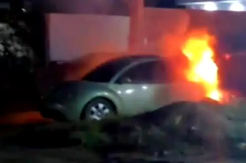 Investigación por incendio de auto en Cd. Victoria: ¿Fue provocado?