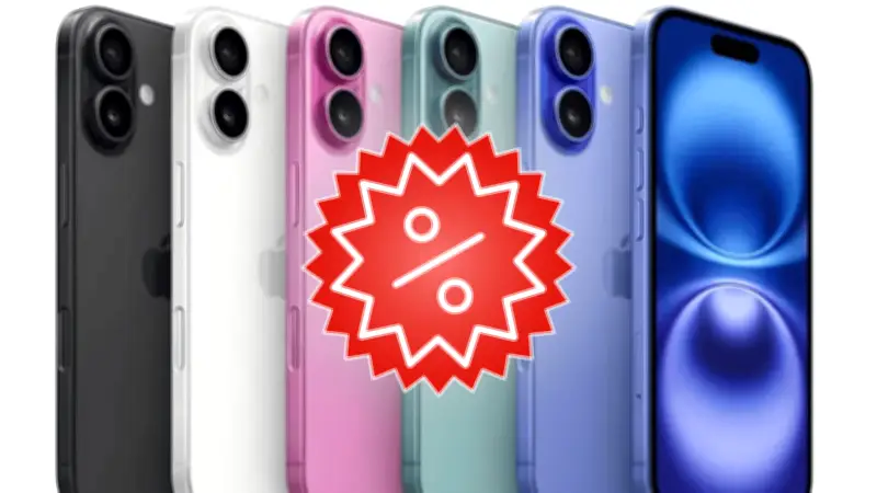 iPhone 16 con descuento histórico en tienda oficial de Apple en México