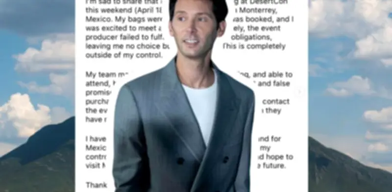 Justin Berfield cancela su participación en DesertCon Monterrey por incumplimientos