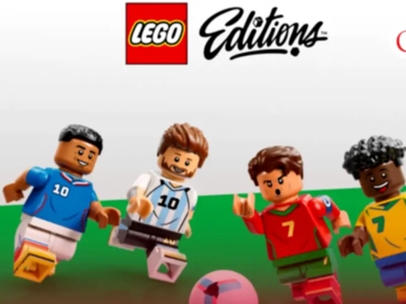 LEGO lanza colección del Mundial FIFA 2026 con figuras de Ronaldo, Messi, Mbappé y Vinícius