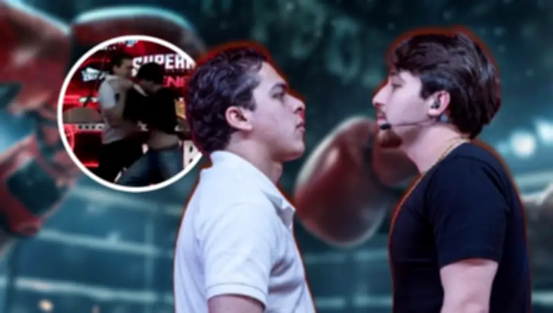 Lonche y Willito se agarran a golpes en careo de Supernova Génesis 2026