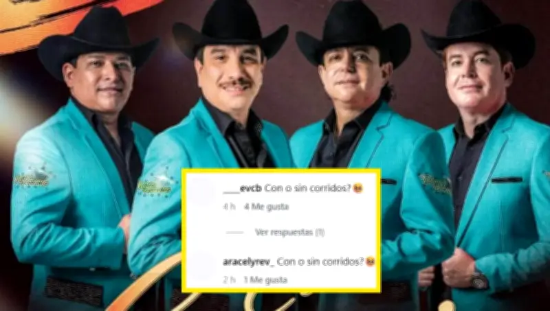 Los Alegres del Barranco anuncian concierto en Guadalajara en medio de controversia