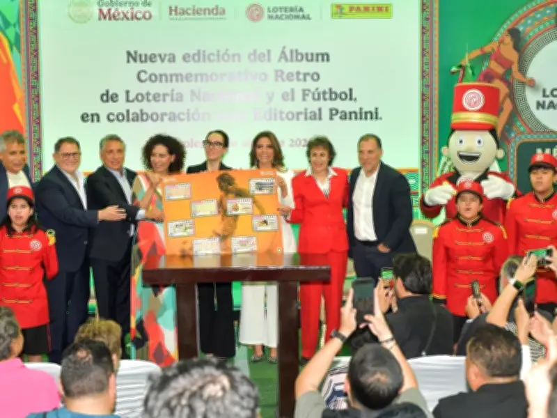 Lotería Nacional y Panini lanzan álbum conmemorativo del fútbol mexicano rumbo al Mundial 2026