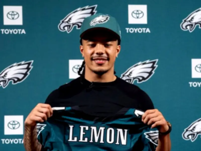 Makai Lemon usará el legendario número 9 con Eagles