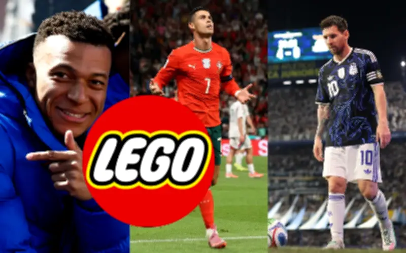 Messi, CR7, Mbappé y Vinícius se unen en comercial de LEGO para Mundial 2026