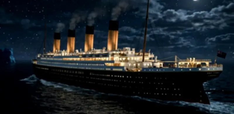 Mil drones iluminan Belfast con la silueta del Titanic en un espectáculo nocturno histórico