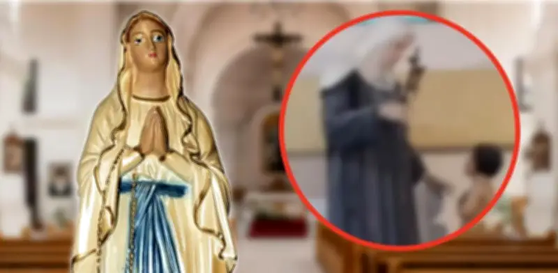 ¿Milagro o montaje? Video de Virgen 'parpadeando' en misa desata debate global