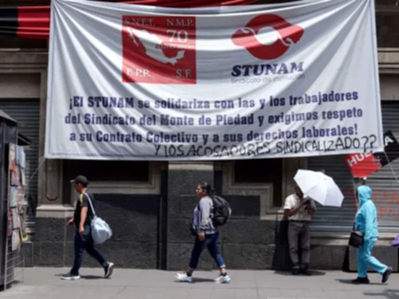 Monte de Piedad extiende plazos de empeño hasta 2026 por huelga nacional