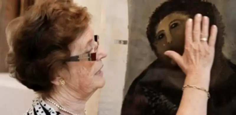 Muere Cecilia Giménez, la abuelita que restauró el Ecce Homo