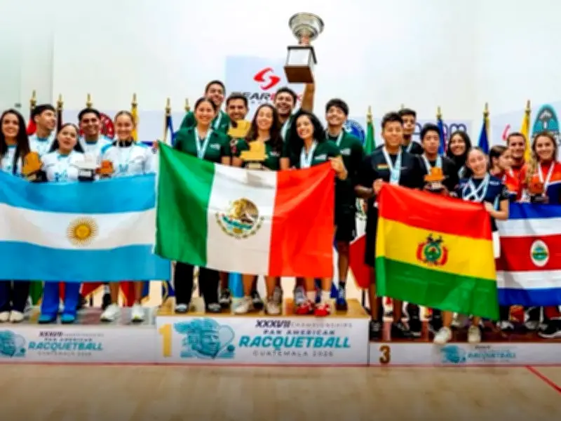 México Domina el Panamericano de Ráquetbol 2026 con Oro por Equipos en Guatemala