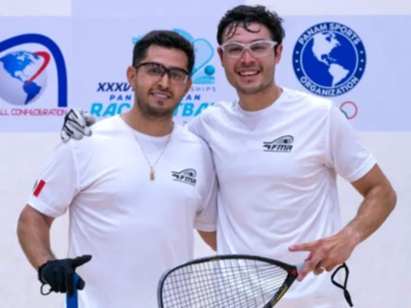 México domina el raquetbol panamericano: oro y plata en Guatemala