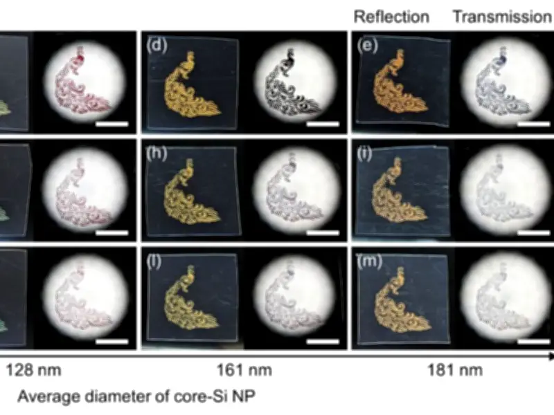 Nanopartículas de silicio crean color sin pigmentos en nueva tecnología de impresión