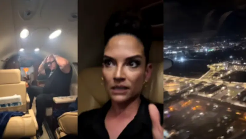Natalia Jiménez vive doble emergencia aérea: fallan dos aviones consecutivos en pleno vuelo
