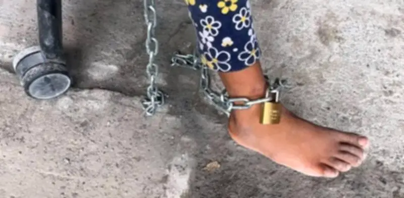 Niñas encadenadas en Reynosa muestran nula educación y grave desorientación
