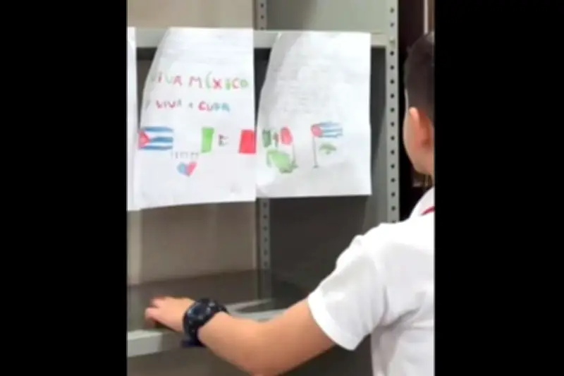 Niños mexicanos envían mensajes de solidaridad a Cuba en medio de crisis