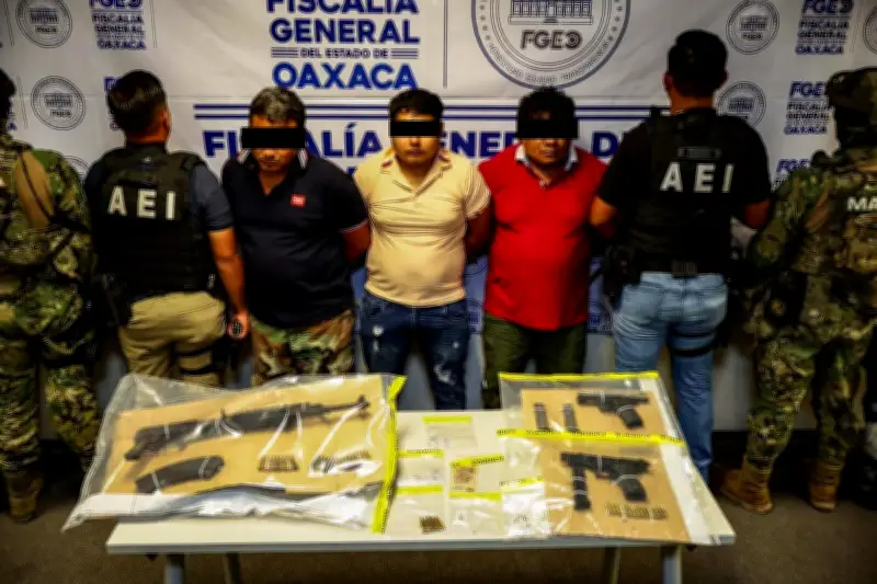 Oaxaca: Capturan a tres hombres por asesinato de familia, incluida una niña de seis años