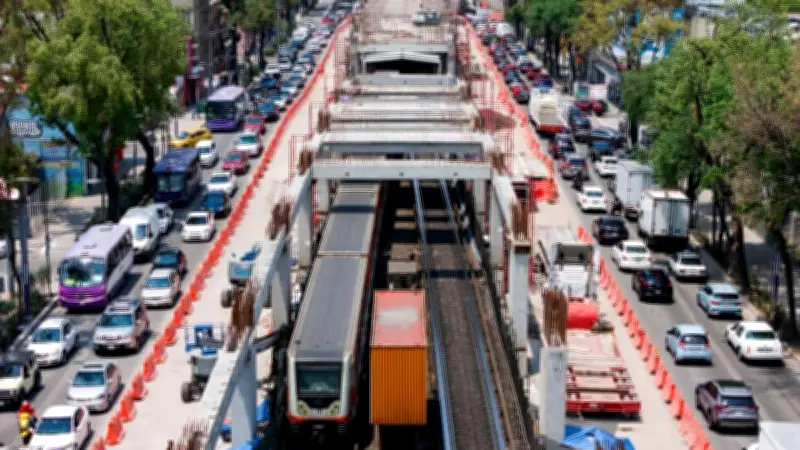 Obras del Parque Elevado de Tlalpan causan caos vial a 44 días del Mundial 2026