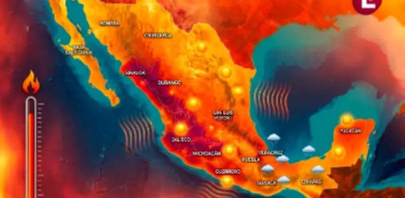 Ola de calor en México: 17 estados con temperaturas de hasta 45°C este 24 de abril