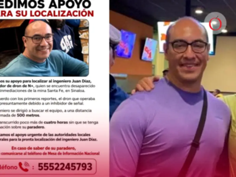 Operador de dron de N+ desaparece en Sinaloa durante cobertura de rescate minero