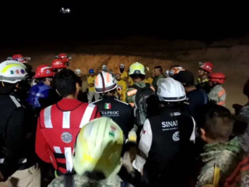 Optimizan sistema de achique en rescate de mineros atrapados en Sinaloa