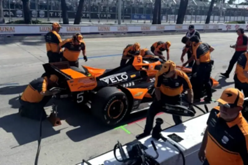 Patricio O'Ward culmina noveno en la primera práctica del GP de Long Beach