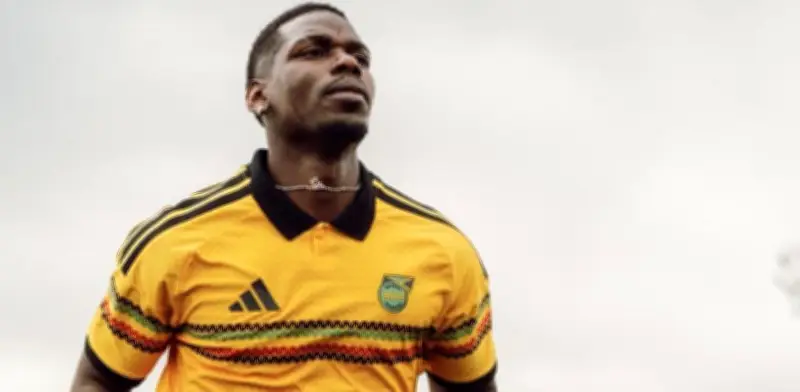 Paul Pogba entrena con camiseta de Jamaica y genera polémica en redes sociales