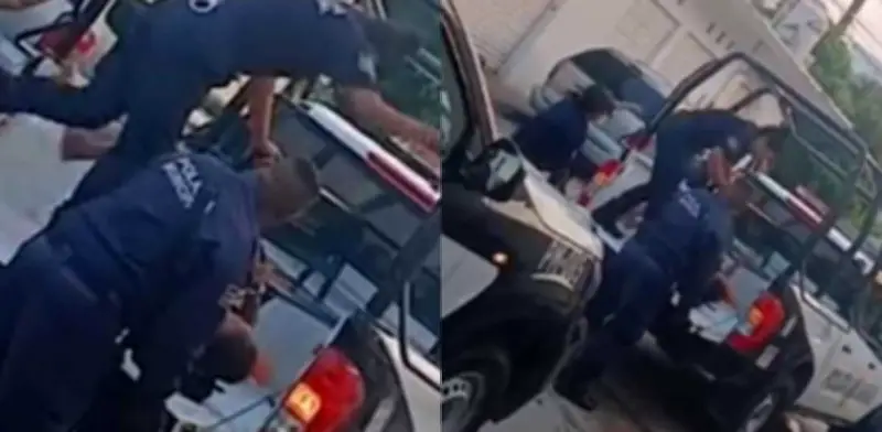 Policía golpea a detenida en Oaxaca; video se viraliza
