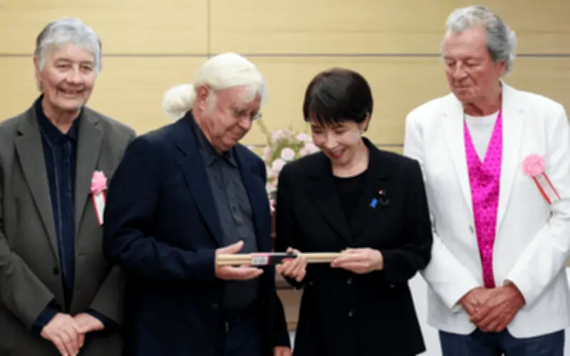 Primera Ministra de Japón recibe a Deep Purple: revela su pasión por el hard rock y su banda tributo