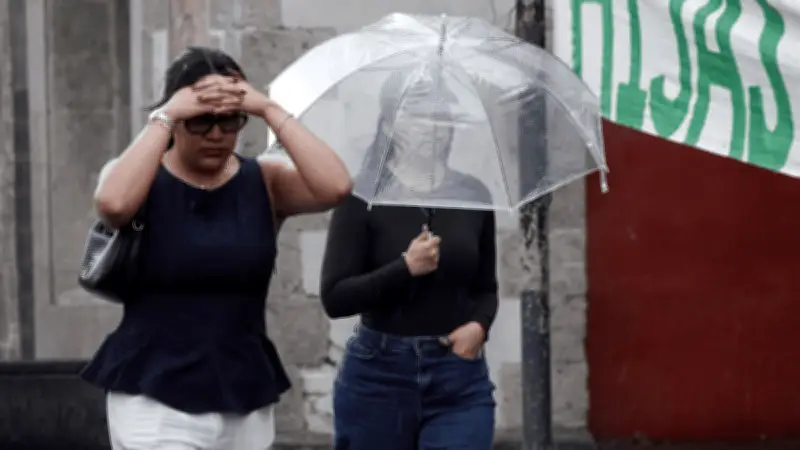 Pronóstico para CDMX: Lluvias, granizo y descargas eléctricas este lunes