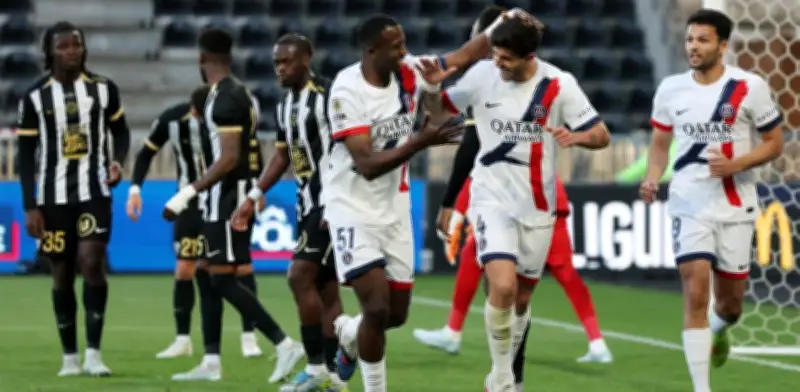 PSG golea al Angers y se acerca al título de la Ligue 1