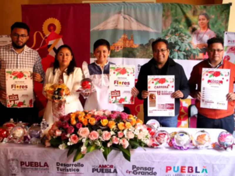 Puebla lanza segunda edición del Festival Regional de las Flores 2026 en Chiautzingo