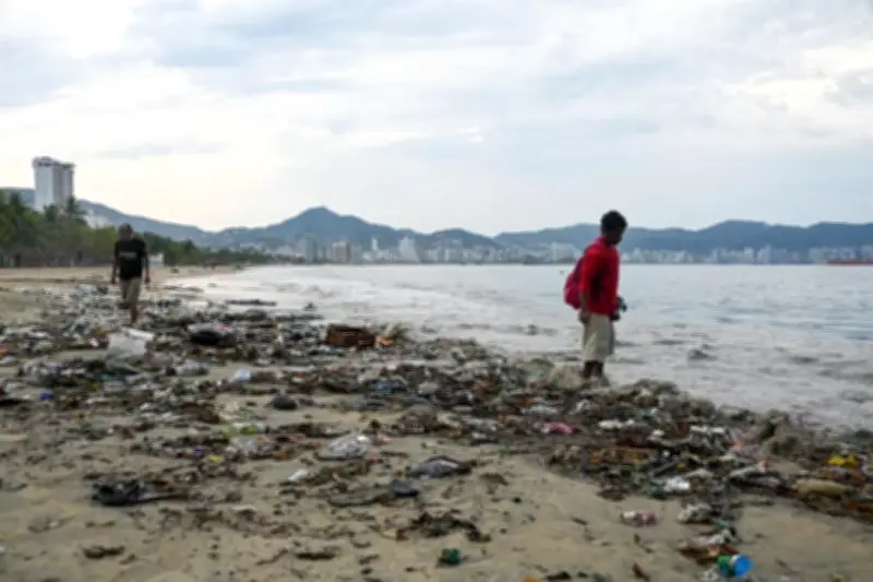 Recolectan 20 toneladas de basura en playas de Acapulco