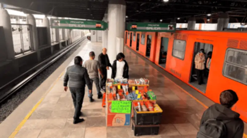 Reordenan comercio informal en Línea B del Metro CDMX en 8 estaciones