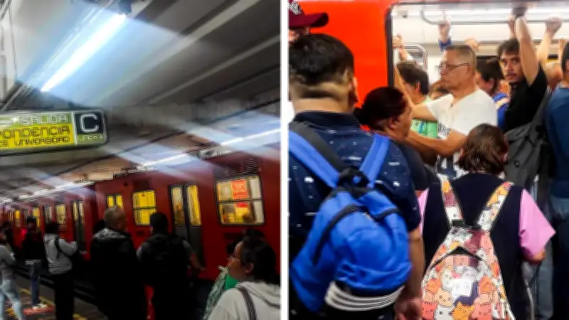 Retrasos de hasta 40 minutos afectan al Metro CDMX; usuarios reportan saturación en Línea 3